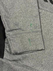 Reebok Hoodie Men Medium Gray Fleece Lined Raglan Sleeve Gym Training Athleisure