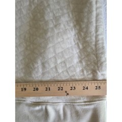 Goodfellow & Co Men’s Quilted Snap Pullover Sweatshirt Cream Beige
