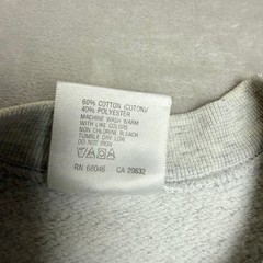 VTG 90s Tultex Blank Sweatshirt Men 2XL Light Gray Maximum Sweats Raglan Y2K