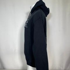 Assassins Creed Valhalla Lapel Ornate Creed Ubisoft Black Hoodie Men’s LARGE