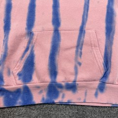 Von Dutch Bleached Hoodie Teens 14/16 Large 18×21 Pink Blue
