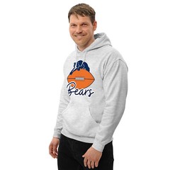 Retro Bears Football Chicago Unisex Hoodie S,M,L,XL,2X,3X,4X,5X