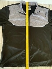 AND 1 Sweatshirt Men’s XL Black & Gray Full Zip Front Long Sleeve Basketball