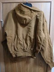 Yeezy YZY Gap Engineered by Balenciaga Double Layered Hoodie Brown Size S