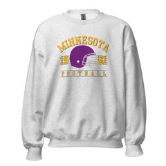Minnesota Football Yearbook Vikings Unisex Sweatshirt S,M,L,XL,2X,3X
