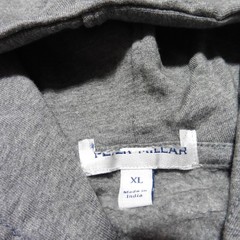 PETER MILLAR Mens XL HOODIE LAVA WASH GALE GREY PULLOVER SWEATSHIRT GOLF