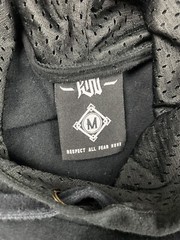 Kinjaz Hoodie Men M Respect All Fear None Black Sweatshirt Hoodie Double Sleeve