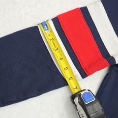 NFL New England Patriots Sweatshirt G-III Navy Blue Red White Stripe Mens Small