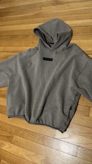 Essentials Fear of God dark oatmeal hoodie