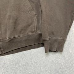 LRG Hoodie Mens Large Black Dark Wash Drawstring Outdoor Full Zip Fleece Lined