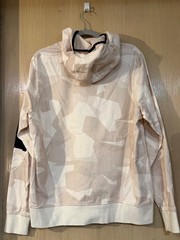 CAT Workwear Men’s Camouflage Pullover Hoodie Beige Orange Patch NWT small