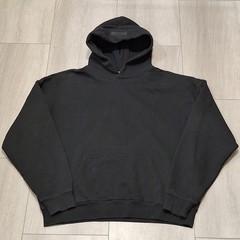 Fear of God Essentials Stretch Limo Black Mens Hoodie Size L Authenticated
