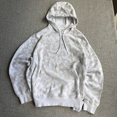 Nike Hoodie Mens XL White Camo Club Fleece Pullover Sweatshirt Camouflage Logo