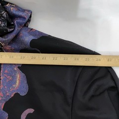 Skeletons Hooded Sweatshirt Size Large With Vibrant Multi-Color Graphic Design