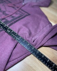 Bunker Branding Reaper 33 Fear None Skull Graphic Hoodie Men’s XL Purple