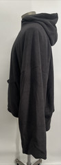 Yeezy Gap Men’s Black Polar Fleece Padded Hoodie Engineered by Balenciaga Dove L