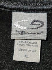 Champion Authentic Black Full Zip Sweatshirt Athleisure Gym Size Mens XL EUC