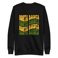 Retro North Dakota NDSU Green Gold Unisex Sweatshirt S,M,L,XL,2X,3X