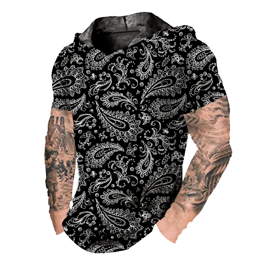 Men Hoodie Hooded T Shirts Fashion Short Sleeve Sport Silky Soft LightWeight Tee