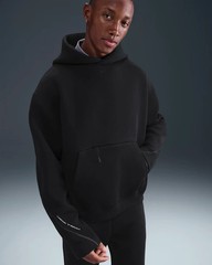 Nike Tech Fleece Oversized Heavyweight Black Hoodie Men’s Size HV6535-010
