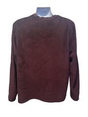 Cedarwood State Plush Microfiber Long Sleeve Mens Sweatshirt Large Soft Shirt
