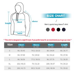 Men’s Athletic Shirt Workout Running Long/Short Sleeve Shirts Hoods Quick Cry
