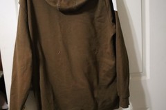 Assassin’s Creed Hoodie Mens 2XL Brown Full Zip Striped Cosplay Jacket Ubisoft
