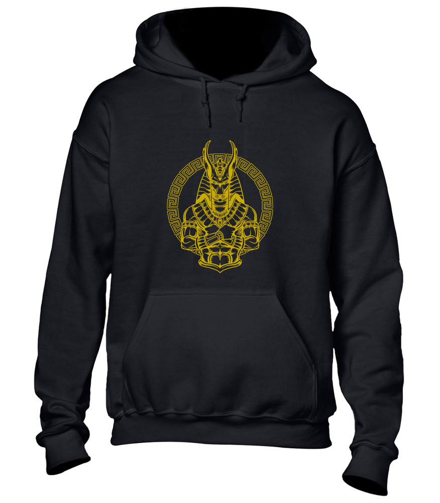 ANUBIS EGYPTIAN GOD HOODY HOODIE EGYPT ANCIENT SYMBOL FASHION TOP COOL NEW