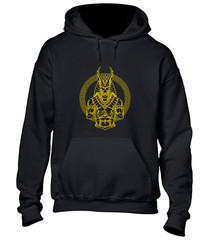 ANUBIS EGYPTIAN GOD HOODY HOODIE EGYPT ANCIENT SYMBOL FASHION TOP COOL NEW