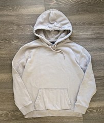 Abercrombie & Fitch Tan Embroidered Letter Logo Pullover Hoodie Men’s Size Small