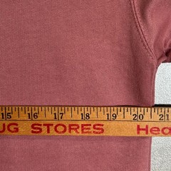 Eighty Eight Brand Mens Short Sleeve Sweatshirt Mauve Pink Crew Neck Medium NEW
