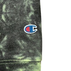 Champion Green Tie Dye Hoodie Youth Large Fleece Pullover Streetwear