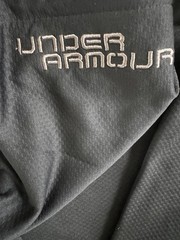 Under Armour Hoodie LongSleeve K Pocket Black Loose Coupe Lache 100% Polyester
