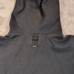 Legends Highland Hoodie Mens L Black Vented Snap Neck Athletic Gym Activewear