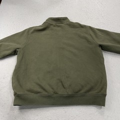 L.L. Bean Sweatshirt Mens Large Green Katahdin Iron Works Sherpa Lined Full Zip