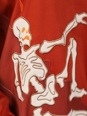 Men’s Y2K Skull Scythe Hoodie Retro Colorblock Patchwork Streetwear Hip-Hop NEW