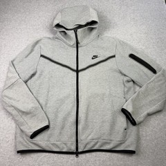 Nike Tech Fleece Windrunner Full Zip Jacket Mens XL Gray Activewear CU4489