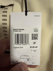Nike Wool Classics Crew Sweatshirt Beige FV4883-901 Oversized Unisex Size XXS