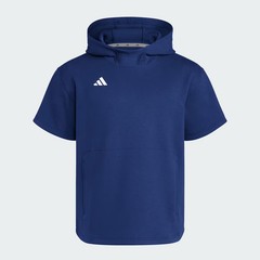 adidas Dugout Short Sleeve Hoodie (Gender Neutral) Blue