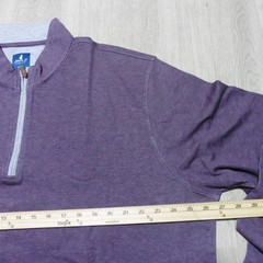 JOHNNIE-O Mens 2XL XXL SULLY PULLOVER 1/4 ZIP ROYAL PLUM PURPLE GOLF SWEATSHIRT