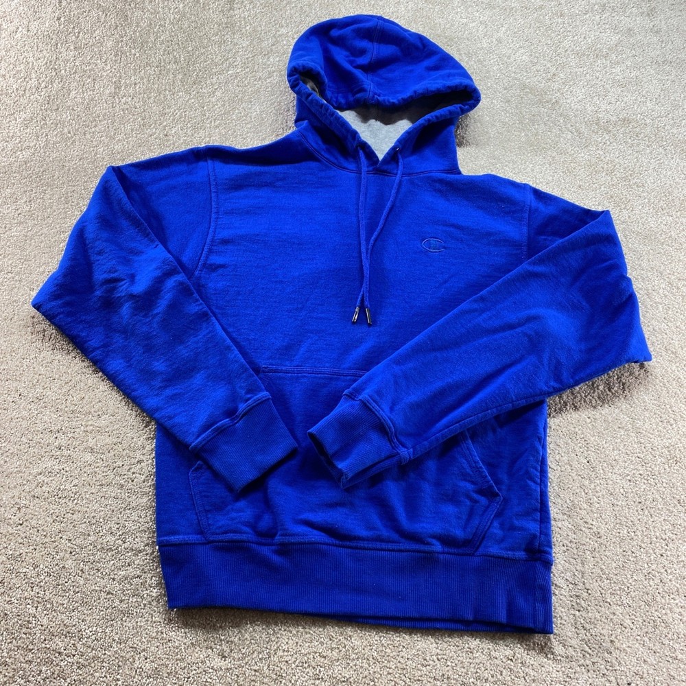 Champion Authentic Athleticwear Sweatshirt Mens Size Small Royal Blue Hoodie