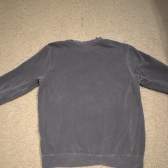 PacSun Men’s Gray Fleece Crewneck Pullover Sweatshirt Embroidered LA CA S