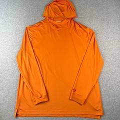 Duluth Shunburn Hoodie UPF Lightweight Stretch 2XL Mens Orange Fishing Hiking
