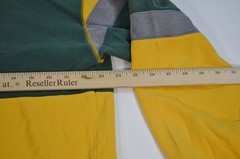 Vintage Gap 90’s Gold Yellow Green Gray Striped Shirt Pullover Sweatshirt Large