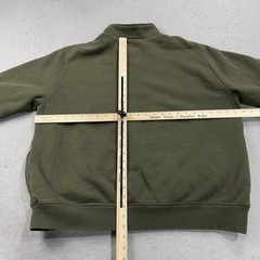 L.L. Bean Sweatshirt Mens Large Green Katahdin Iron Works Sherpa Lined Full Zip