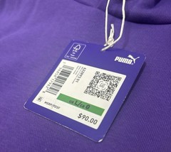 Men’s Puma Melo Toxic Hoodie Purple Green Not From Here Sz Large Lamelo Ball $90