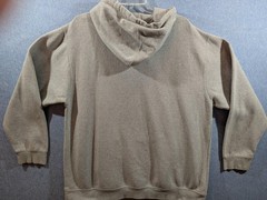John Deere Hoodie Sweatshirt Mens Large Gray Logo Pullover Kangaroo Pocket