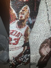 Brand X Studios Designer Brand Michael Jordan 3 Tapestry Pullover Hoodie Medium