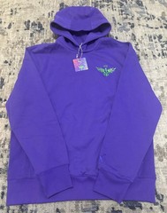 Men’s Puma Melo Toxic Hoodie Purple Green Not From Here Sz Large Lamelo Ball $90