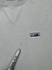 Patagonia Men’s Daily Crewneck Sweatshirt Salt Grey Medium NWT *read/see Photos*